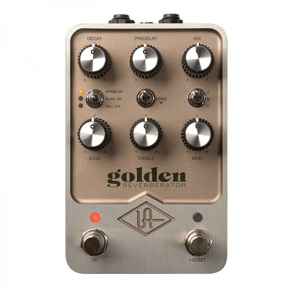 Universal Audio UAFX Golden Reverberator Stereo Effects Pedal